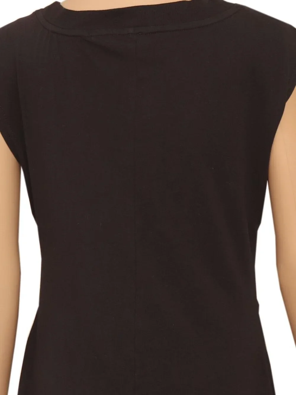 Anthropologie Daily Practice Twist Front Mini Dress Sleeveless Black L